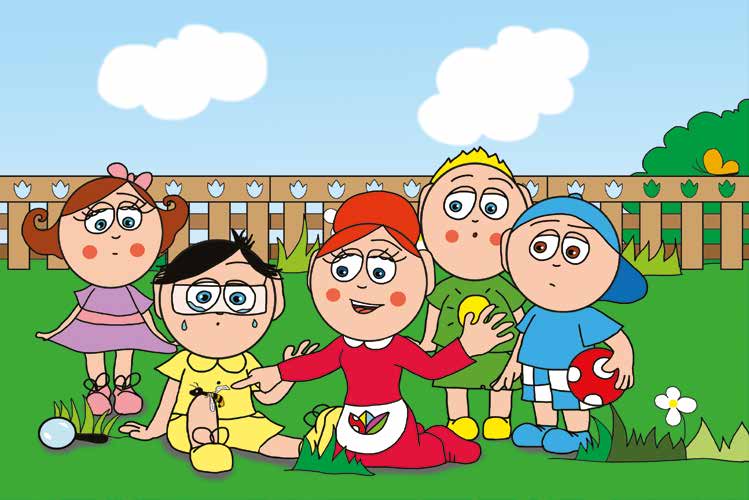 Tamás és a darázs – Kiderül hogy darázs csípte meg – online puzzle jelenet