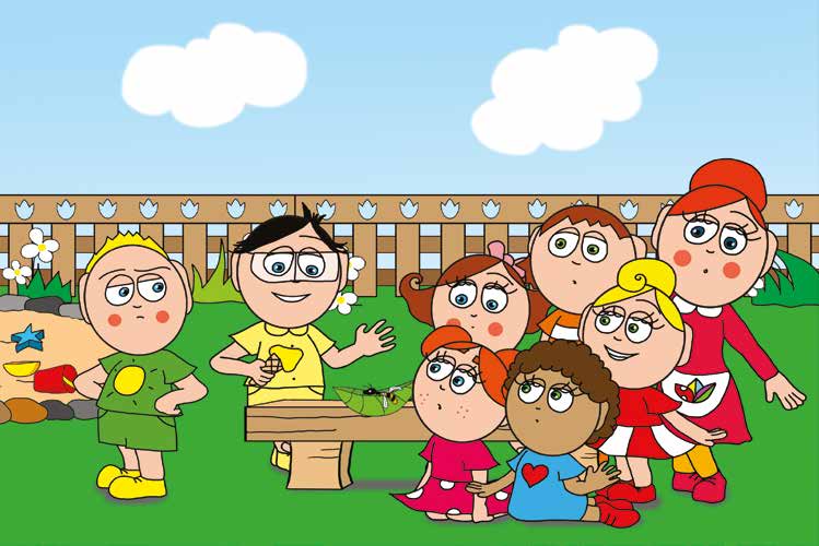 Tamás és a darázs – Tamás leteszi a fagyit – online puzzle jelenet