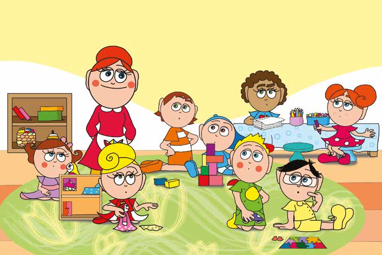 Patrik álma – A gyerekek először hallgatnak – online puzzle jelenet