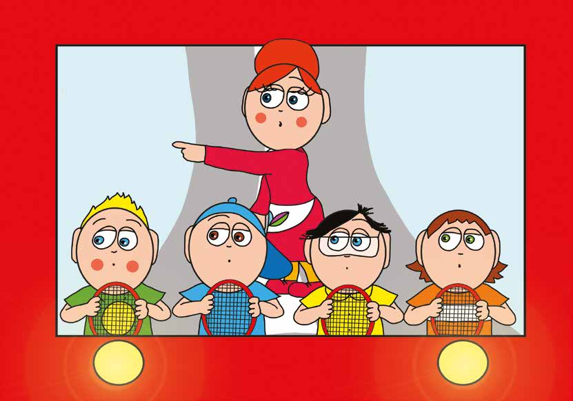 Patrik álma – A gyalogos átkelőnél körülnéznek – online puzzle jelenet