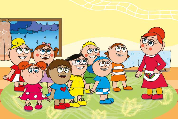 Klára rajzol – Klára nem örül a rajzversenynek – online puzzle jelenet
