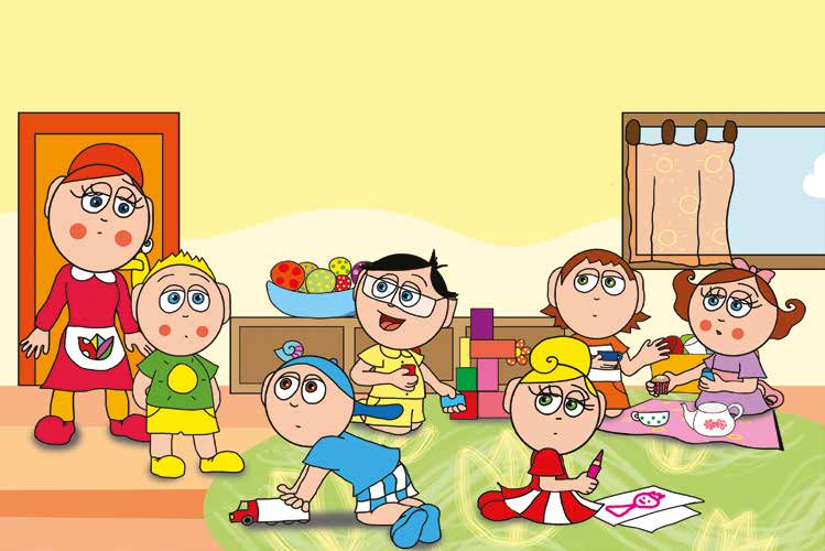 Patrik és a pisi ügy – A gyerekek észreveszik Patrik új nadrágját – online puzzle jelenet