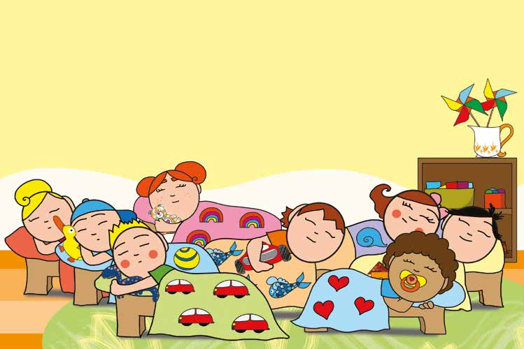 Dolly és a cumi – Dolly a cumival alszik el – online puzzle jelenet
