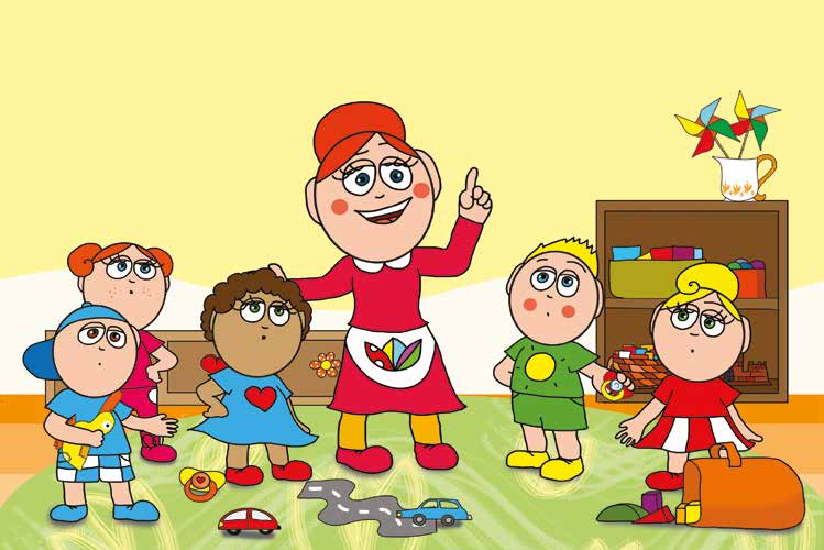Dolly és a cumi – Óvónéni elárulja a varázslatot – online puzzle jelenet