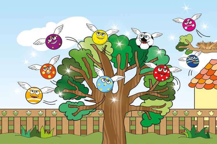 Ádám és a focilabda – Szárnyat kapnak a labdák – online puzzle jelenet