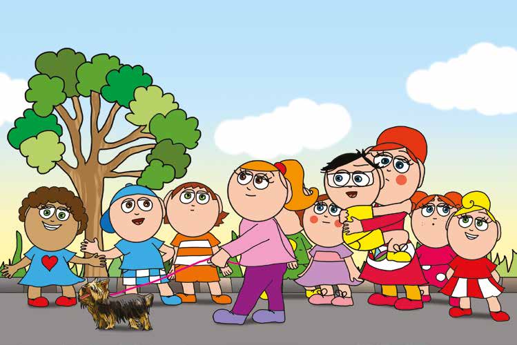 Tamás és a kutyusok – Tamás ismét Óvónénihez menekül – online puzzle jelenet