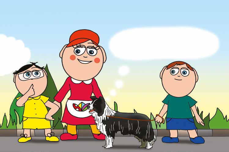 Tamás és a kutyusok – Tamás rájön a varázslat titkára – online puzzle jelenet