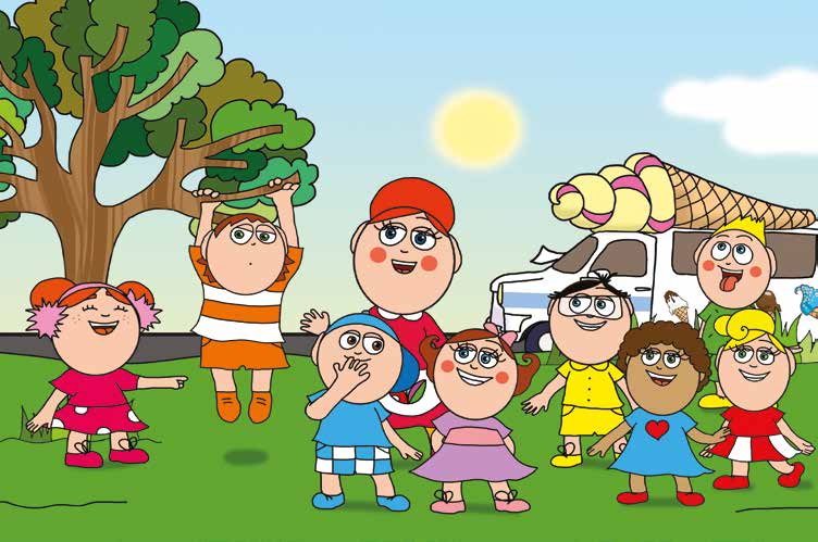 Klára és a hangos autó – Klára emlékezteti Ádámot a szavaira – online puzzle jelenet