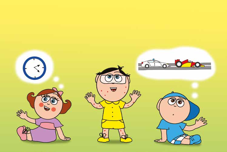 Patrik és a kiütések – A barátoknak hiányzik Patrik – online puzzle jelenet