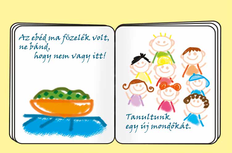 Patrik és a kiütések – A füzetben az ebédről is mesélnek – online puzzle jelenet
