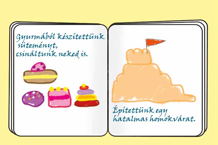 Patrik és a kiütések – Sütemények és homokvár a rajzokon – online puzzle jelenet