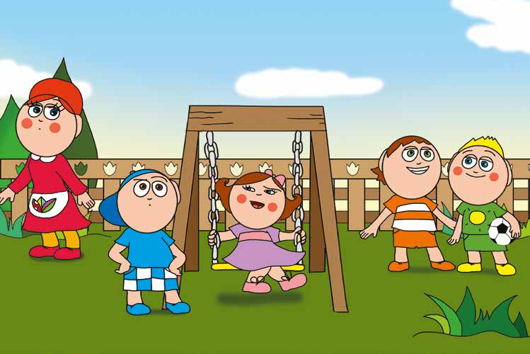 Márky szerelmes – Natali ül először a hintába – online puzzle jelenet