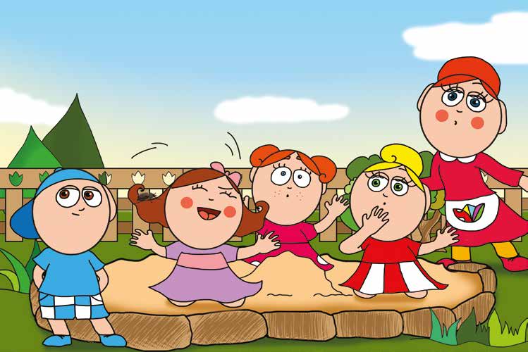 Márky szerelmes – Natali megijed a hajában lévő bogártól – online puzzle jelenet