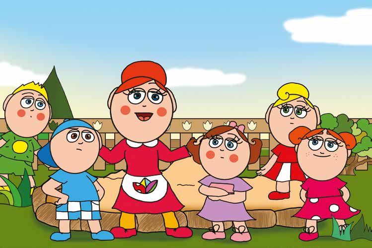 Márky szerelmes – Óvónéni próbálja megállítani a vitát – online puzzle jelenet