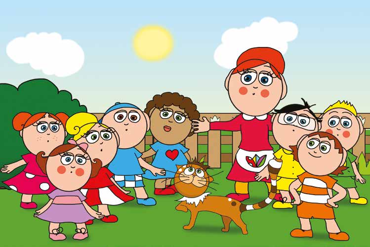 Ádám és a zizegő bokor – Egy ijedt cica jelenik meg – online puzzle jelenet