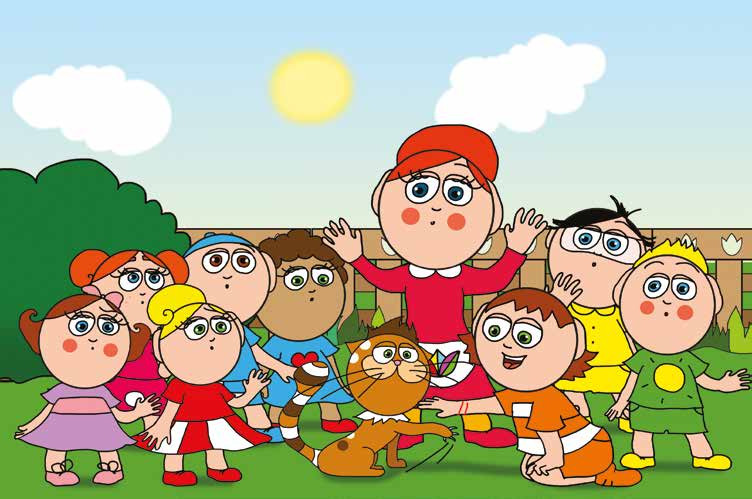 Ádám és a zizegő bokor – A cica megkarmolja Ádám kezét – online puzzle jelenet