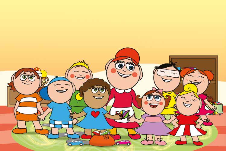 Dolly iskolásat akar játszani – A gyerekek együtt játszanak iskolásat – online puzzle jelenet