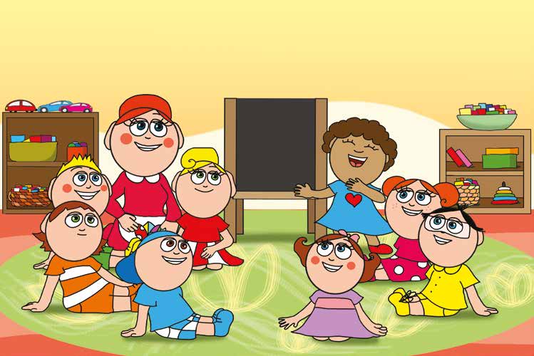 Dolly iskolásat akar játszani – Dolly lesz a tanító néni – online puzzle jelenet