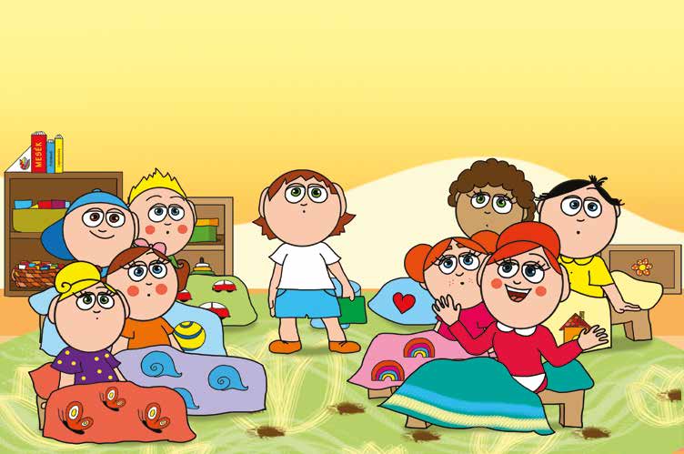 Szerepcsere – Óvónéni visszaveszi a szerepét – online puzzle jelenet