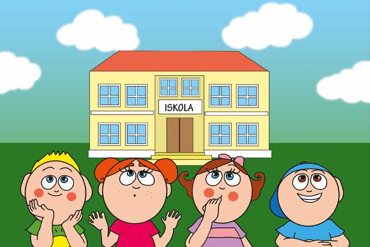 Nyíltnap az iskolában – A gyerekek kíváncsiak az iskolára – online puzzle jelenet