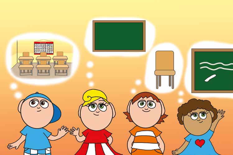 Nyíltnap az iskolában – Milyen lehet egy osztályterem? – online puzzle jelenet