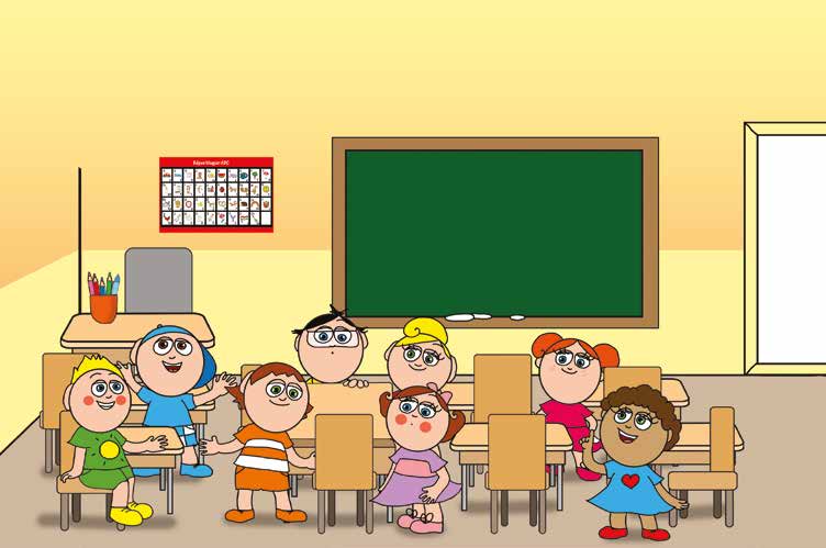 Nyíltnap az iskolában – Ádám, Márky és Dolly felfedeznek – online puzzle jelenet