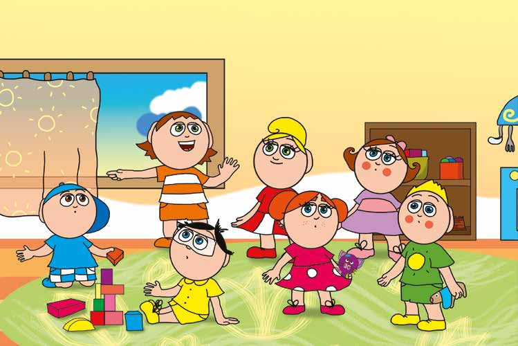 Klára és az elveszett alvóka – Ádám észreveszi Bibi cicát – online puzzle jelenet