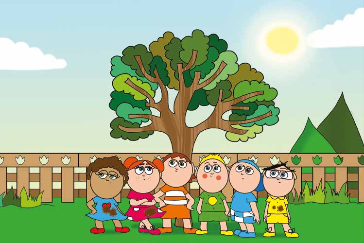 Tamás és a rosszalkodás – Hat gyerek vár a Büntifánál – online puzzle jelenet
