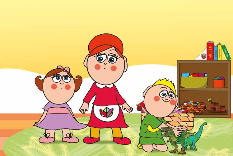 Patrik és az irigység – Patrik tovább játszik egyedül – online puzzle jelenet