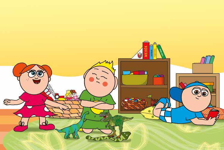 Patrik és az irigység – Klára kígyót kér a játékhoz – online puzzle jelenet