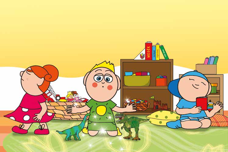 Patrik és az irigység – Eltűnik a játék kígyó – online puzzle jelenet