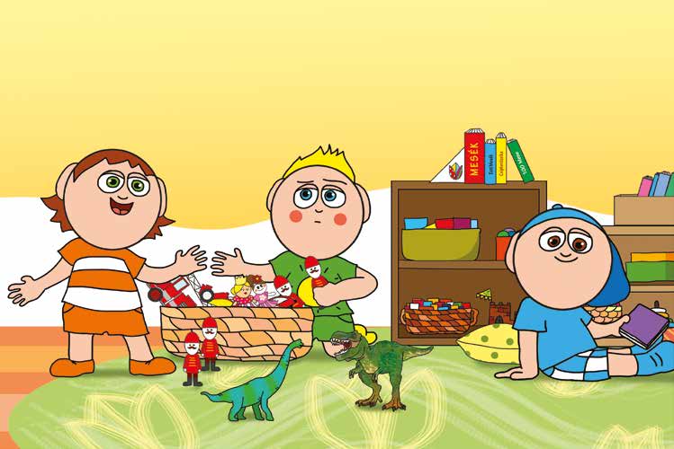 Patrik és az irigység – Ádám újra játékot kér – online puzzle jelenet