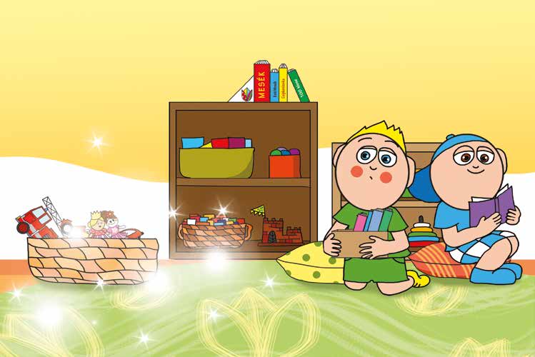Patrik és az irigység – Eltűnnek a dínók és katonák – online puzzle jelenet