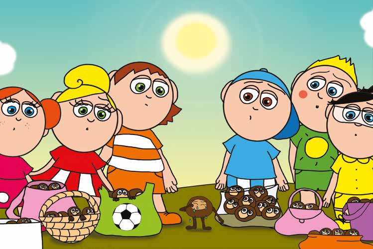 Márky és a gesztenyeszedés – A gesztenye sírni kezd – online puzzle jelenet
