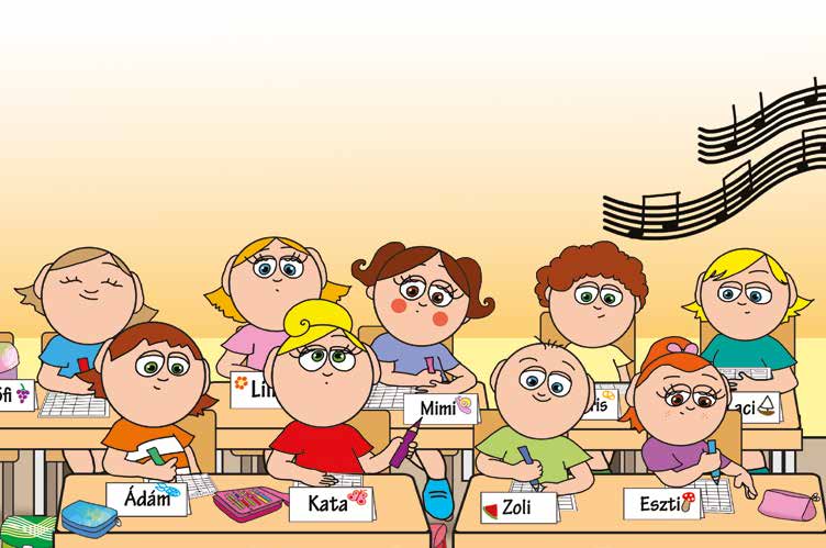 Kata első napja az iskolában – Kata rajzolni kezd – online puzzle jelenet
