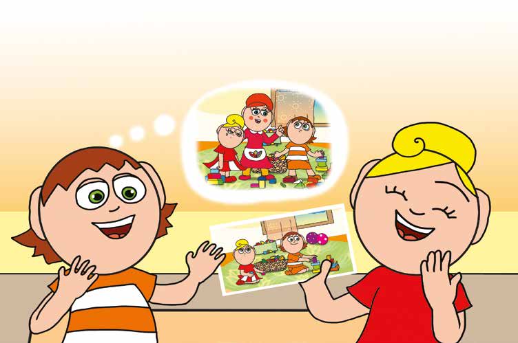 Kata első napja az iskolában – Ádám emlékezik a régi vitára – online puzzle jelenet