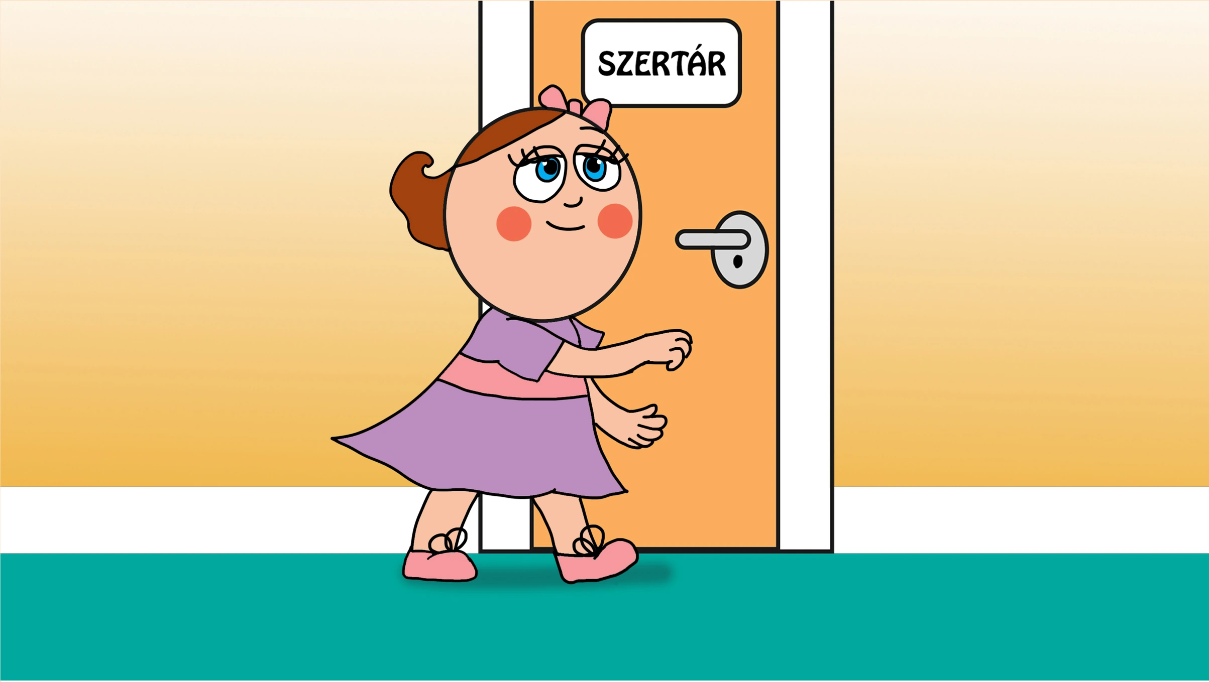 Natali benyit a szertárba – Natali és az iskola szelleme