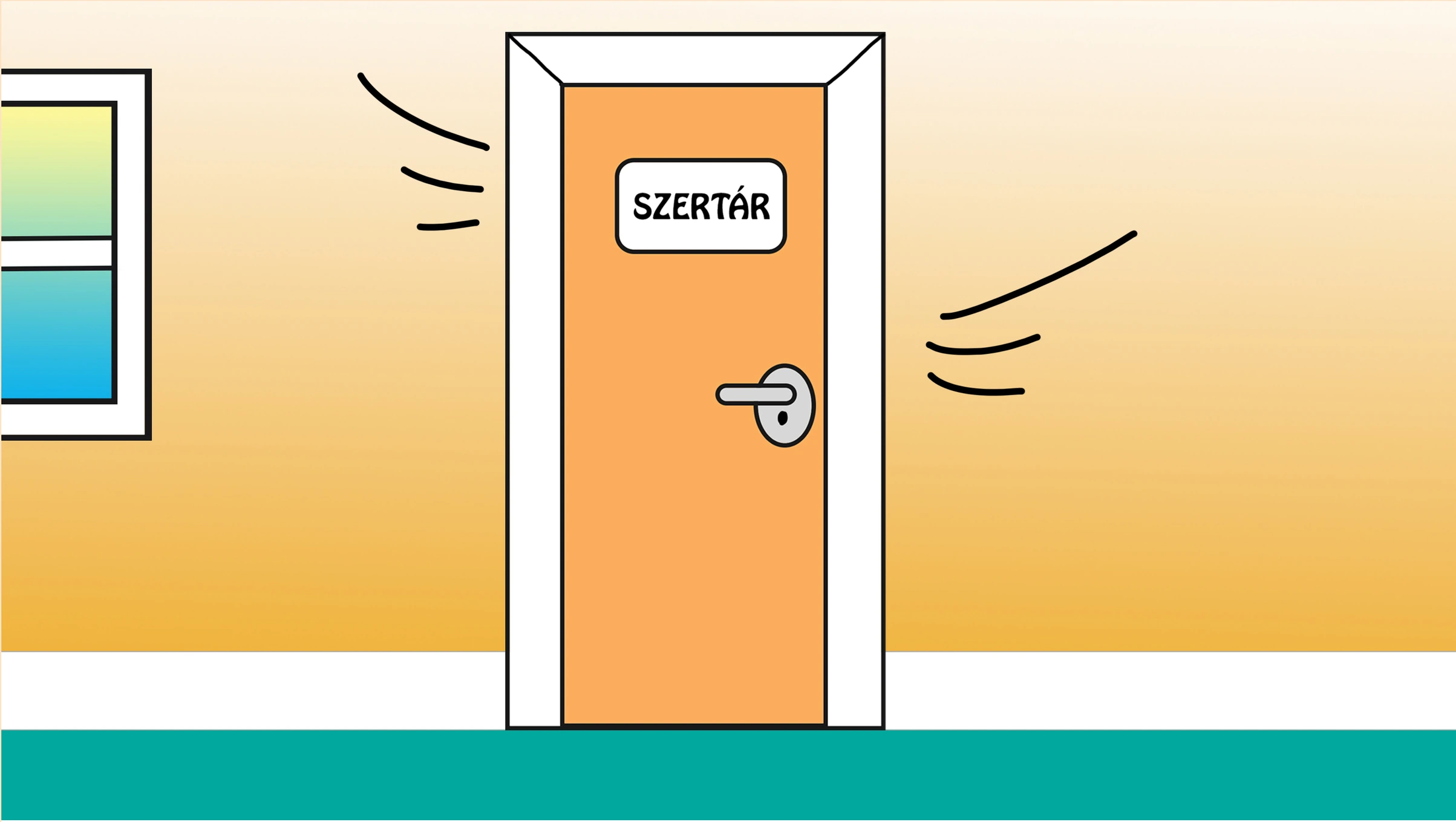 Becsapódik a szertár ajtaja – Natali és az iskola szelleme