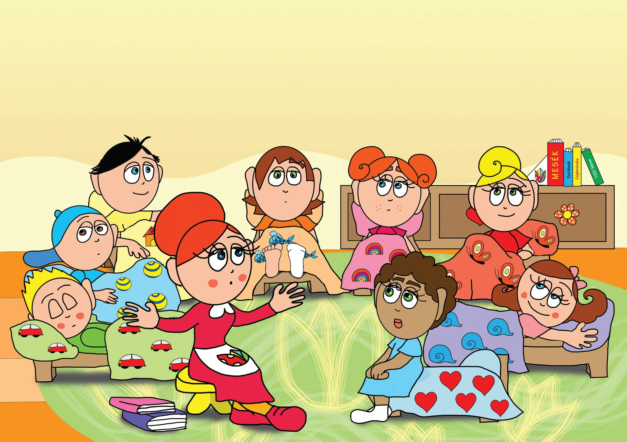 Dolly és a virágok – Dolly bocsánatot kér – online puzzle jelenet