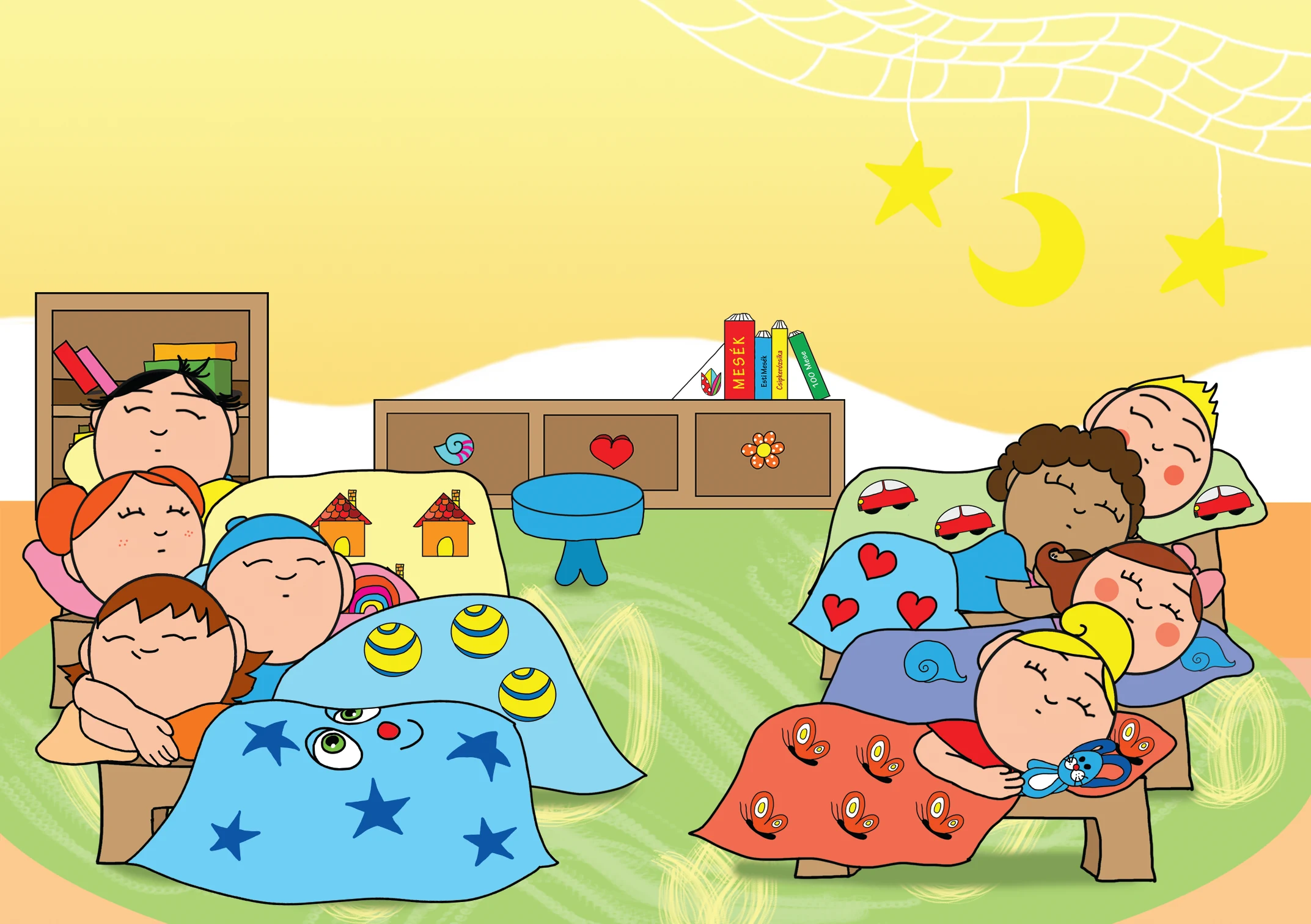 Békés pihenés a szobában – Ádám és a paplan