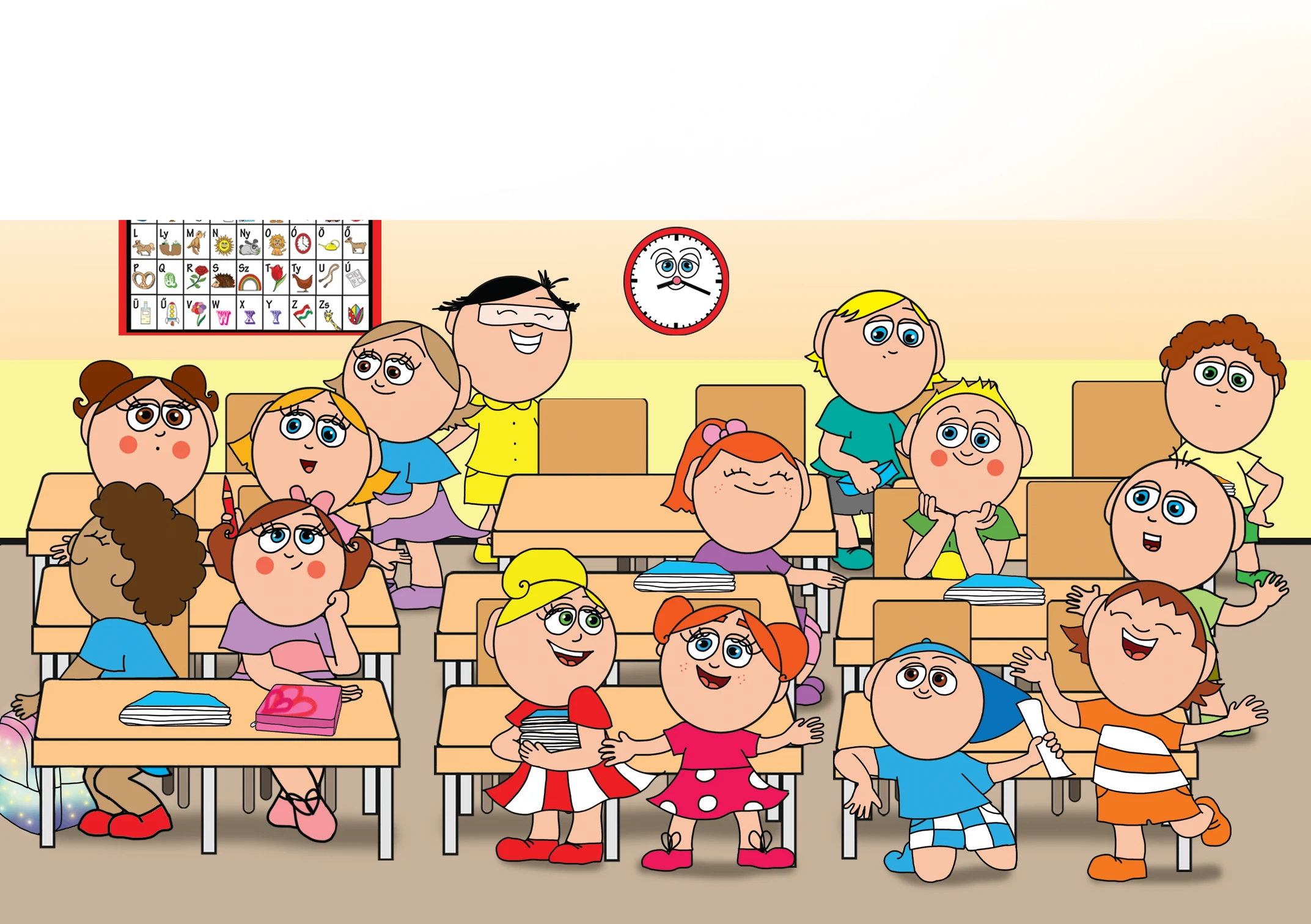Öt tanóra és a várva várt rajzóra