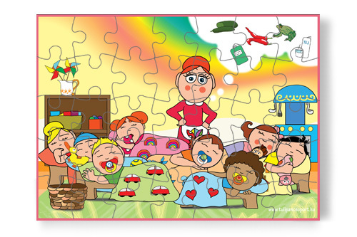 35 db - os puzzle: Dolly és a cumi