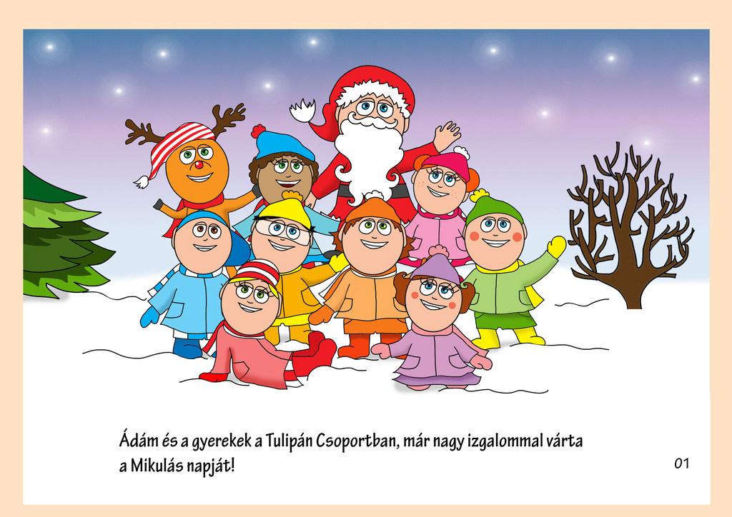 48. rész -  Ádám és az elveszett Mikulás csomag 🎅🎁 PDF - ben. 🖨️ Nyomtasd ki otthon!📖