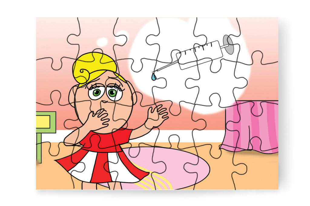 Kata megtudja, hogy szurit kap – Kata és a szuri puzzle, 24 darab [TC41-02-P24]