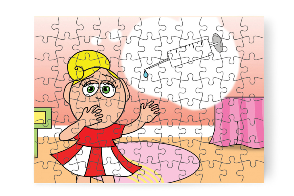 Kata megtudja, hogy szurit kap – Kata és a szuri puzzle, 88 darab [TC41-02-P88]