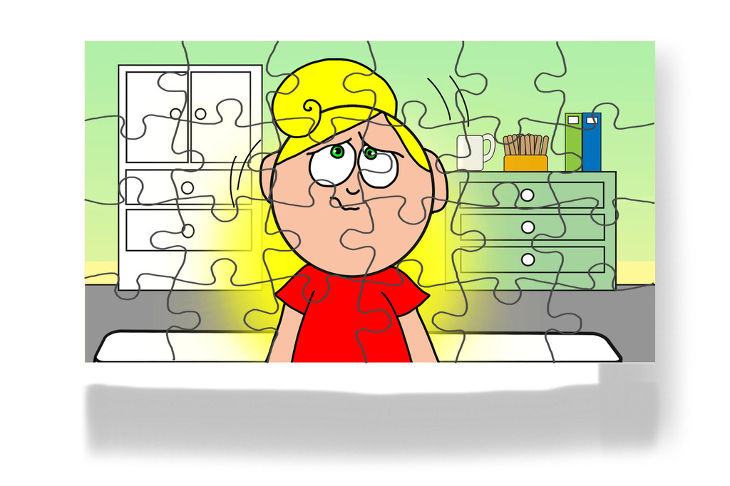 Katán eluralkodik a pánik az orvosnál – Kata és a szuri puzzle, 24 darab [TC41-21-P24]