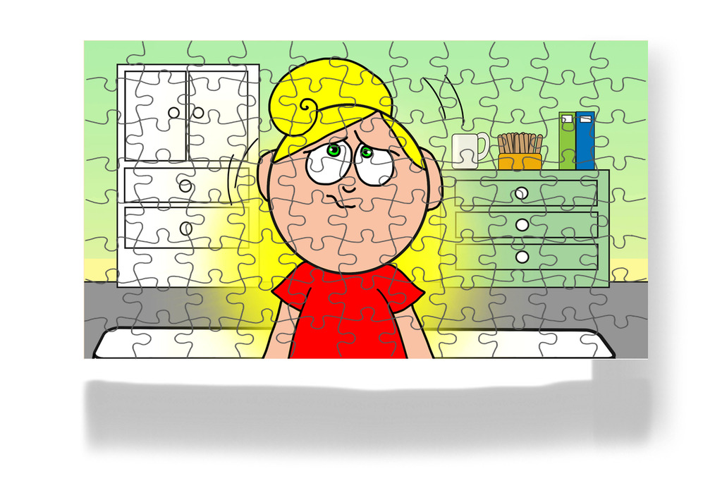 Katán eluralkodik a pánik az orvosnál – Kata és a szuri puzzle, 88 darab [TC41-21-P88]
