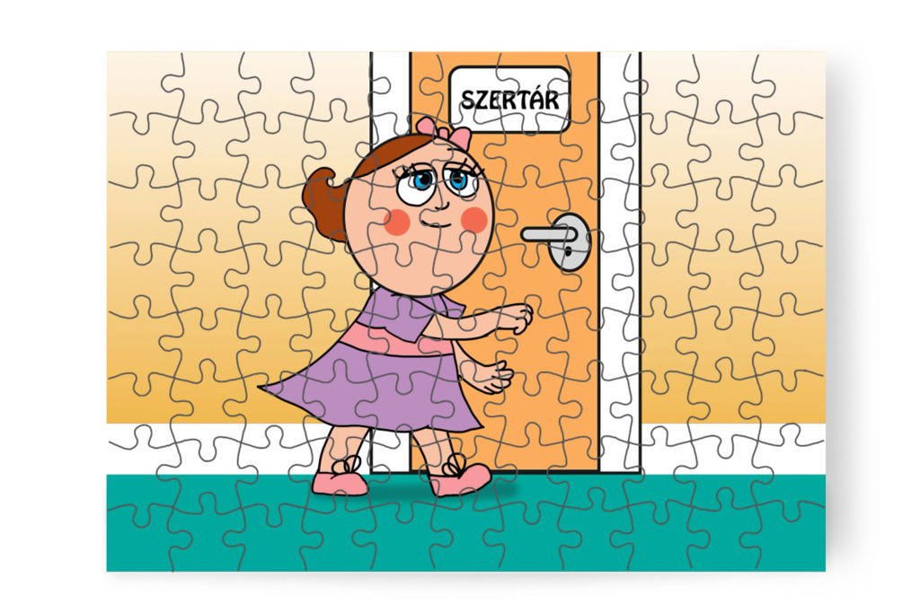 Natali benyit a szertárba – Natali és az iskola szelleme puzzle, 88 darab [TC42-10-P88]
