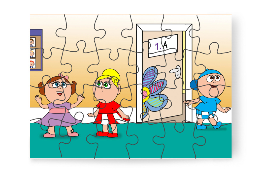 Natali elmeséli Katának – Natali és az iskola szelleme puzzle, 24 darab [TC42-19-P24]