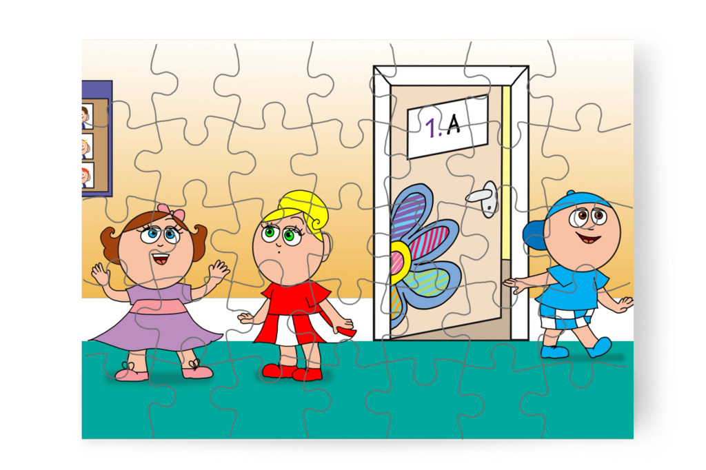 Natali elmeséli Katának – Natali és az iskola szelleme puzzle, 35 darab [TC42-19-P35]